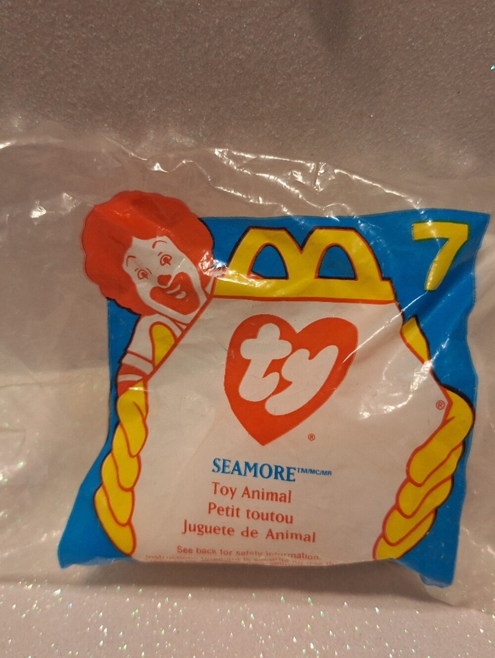 Ty teeny Seamore Beanie plush McDonald's 1996